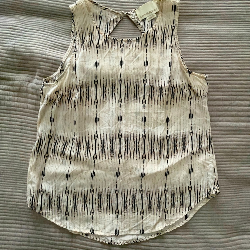 Cynthia Rowley sleeveless Silk blouse
